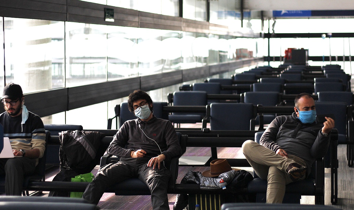 Aeropuerto De Santiago Durante Pandemia Por Covid 19