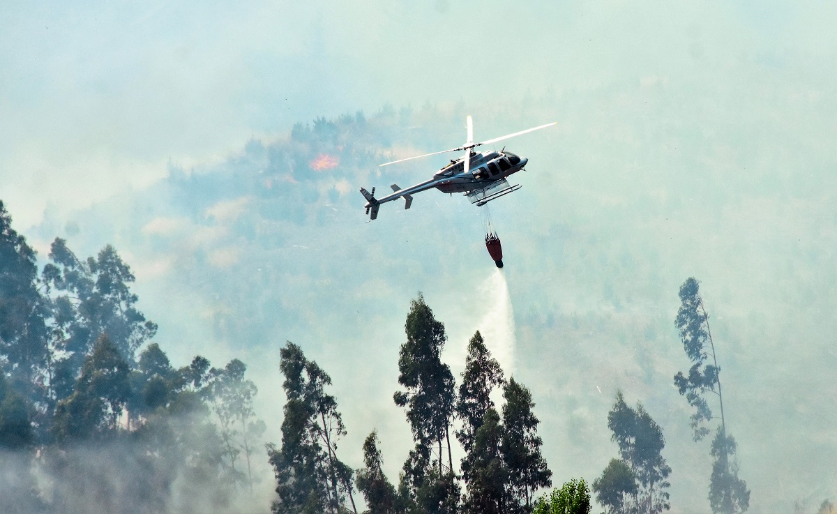 Carahue: Continúan Los Trabajos Para Controlar Incendio Forestal