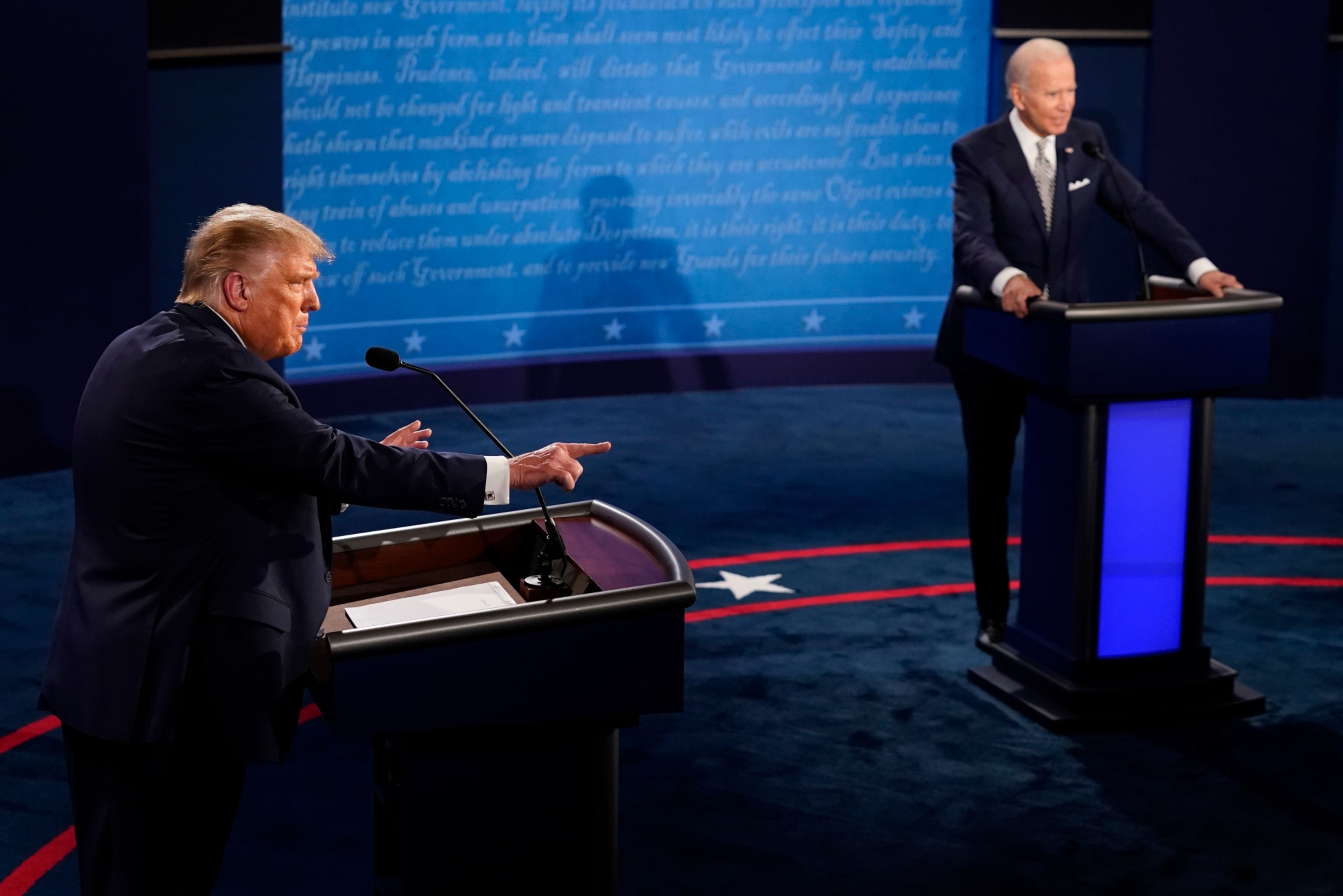 Trump Gives Facts Short Shrift In Acrimonious Debate With Biden