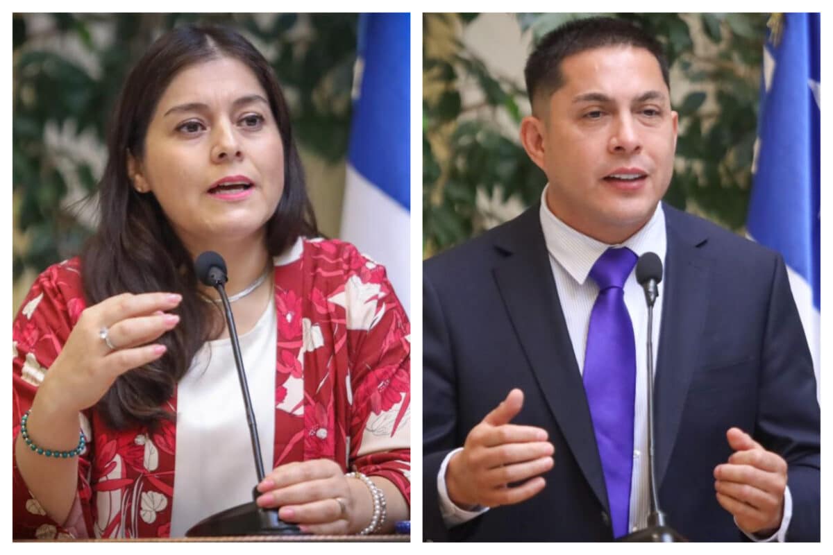 Diputados de oposición - Karen Medina (PDG) y Jorge Durán (RN)